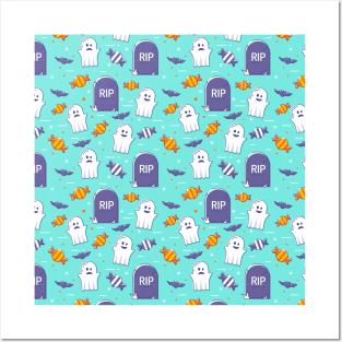 Halloween Pattern Posters and Art